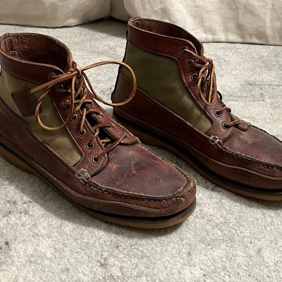 Gokey Brown Leather Boots - Picture 1 of 6
